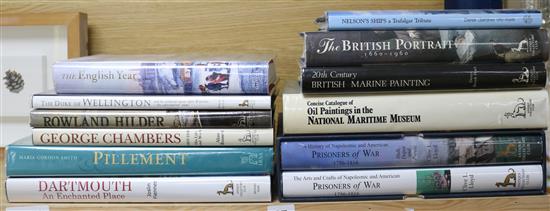 A quantity of reference books relating to Maritime Portraits, Oil Paintings in the National Maritime Museum,